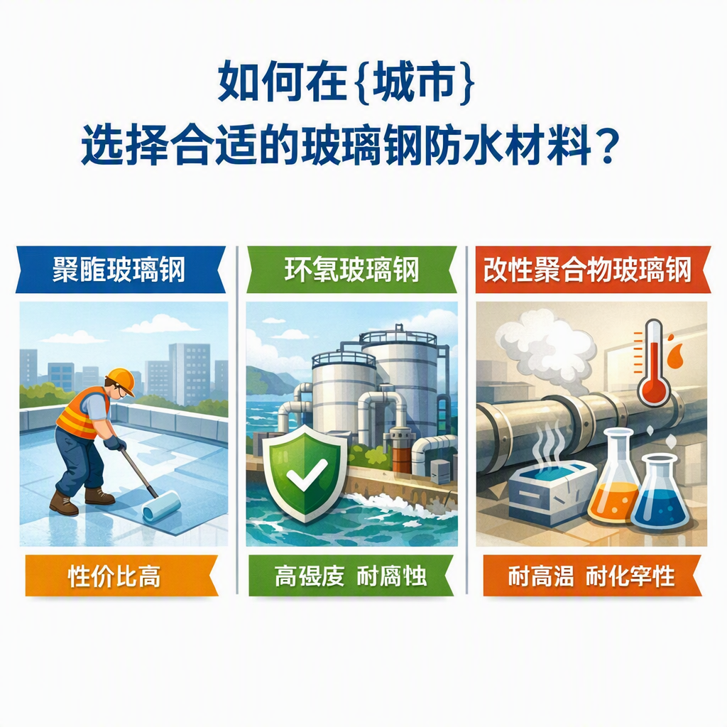 如何在白杨选择合适的玻璃钢防水材料?