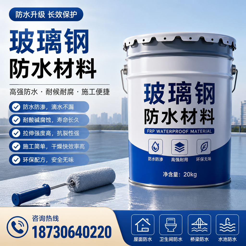 专家解析：玻璃钢防水材料的市场前景分析在 白杨